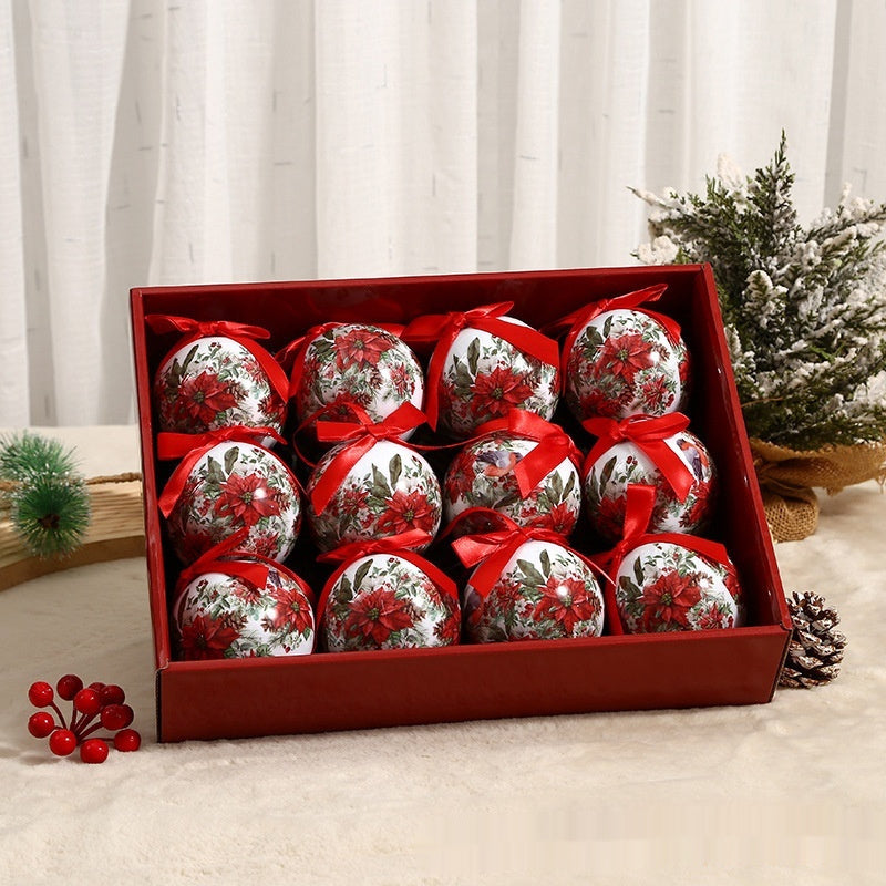 Exquisite Printing Christmas Christmas Tree Ornament Ball - Bellarte Enchanté Exquisite Printing Christmas Christmas Tree Ornament Ball